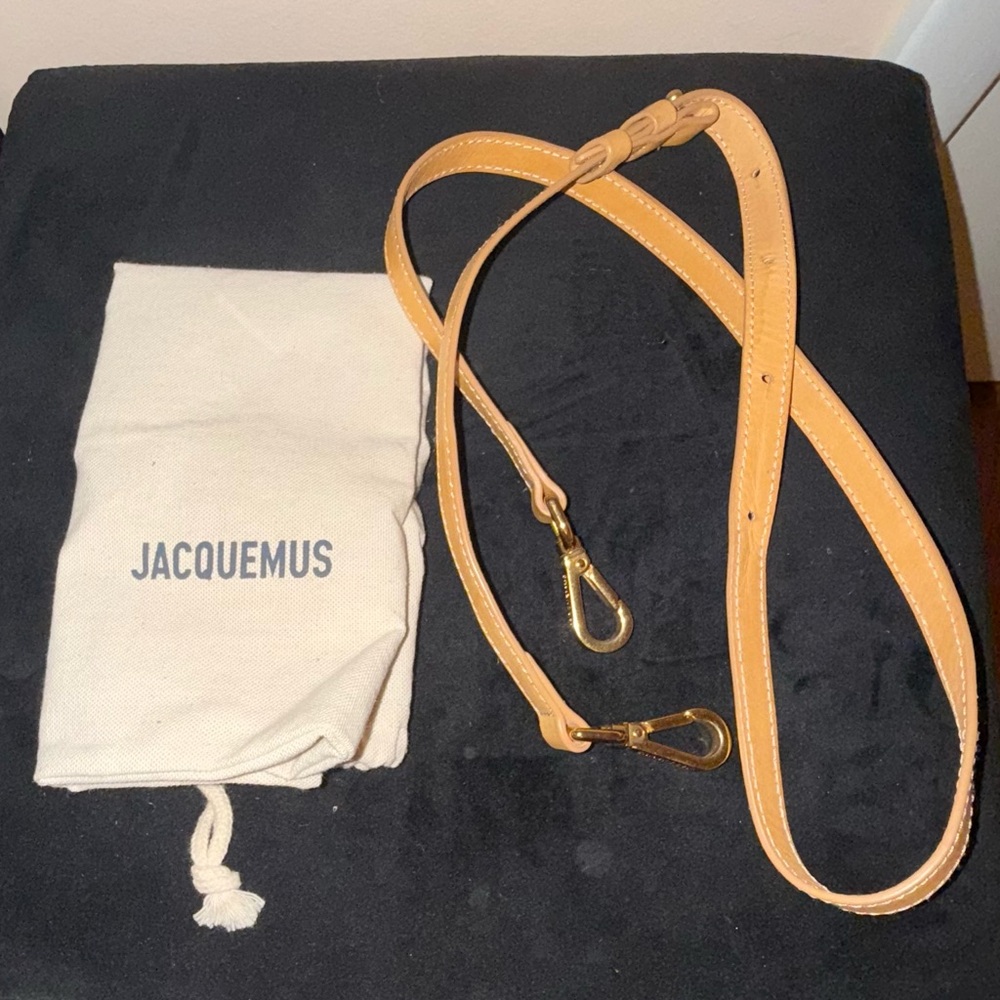 Jacquemus Le Chiquito Moyen 👜 Tan / Yellow - Picture 10 of 12